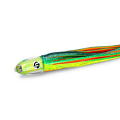 Double O Small 7" Lure green orange