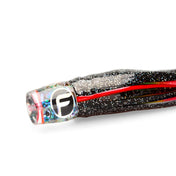 Mo Head Chugger Large 14" Trolling Lure black sparkle