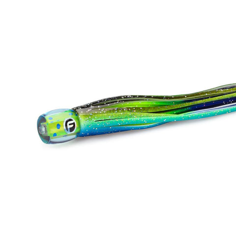 Same Ole Roll Small 7 Trolling Lure Chartreuse Shell / Rigged